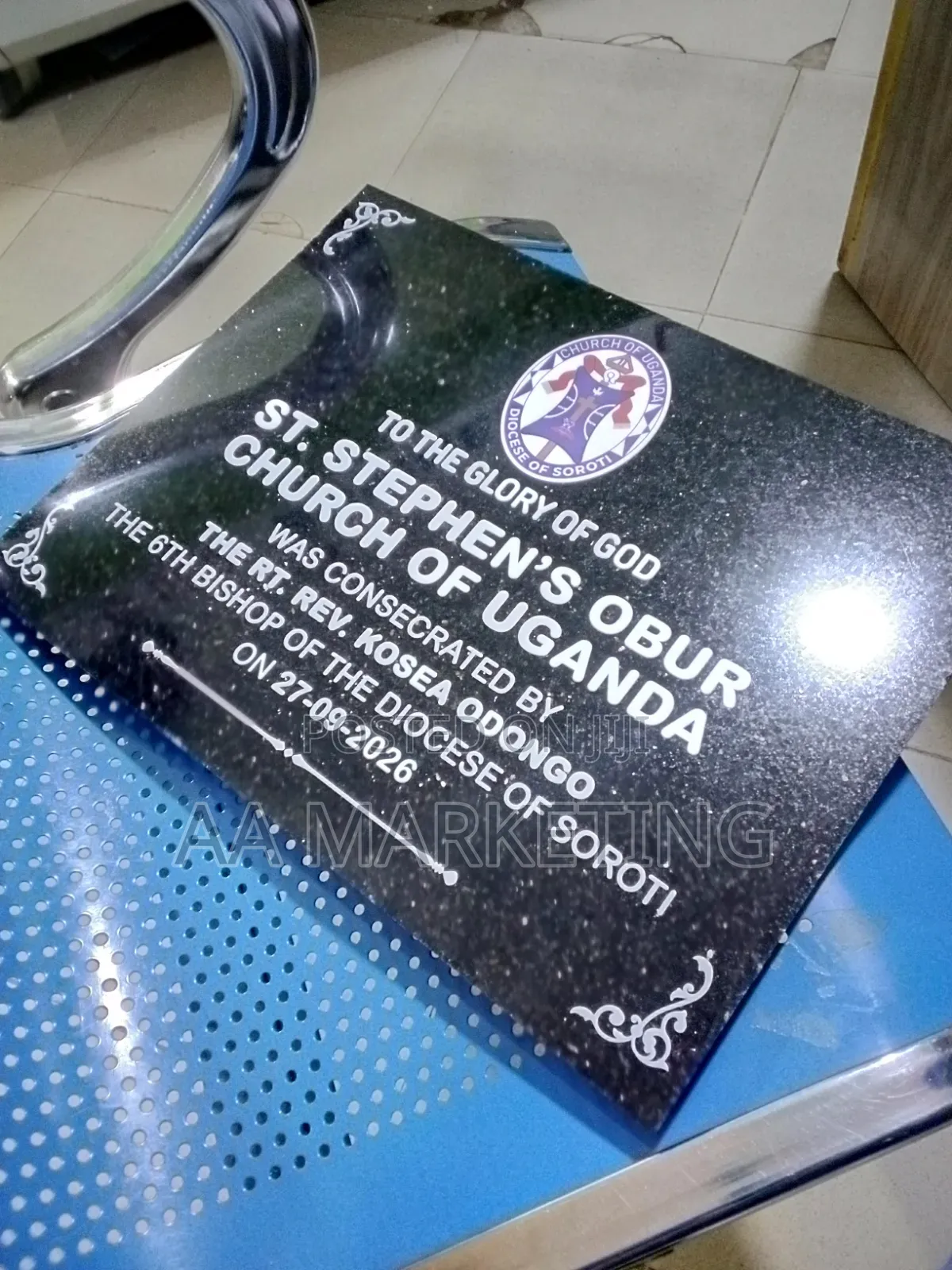 Granite Black Galaxy Foundation Stones [ 60 by 30cm]