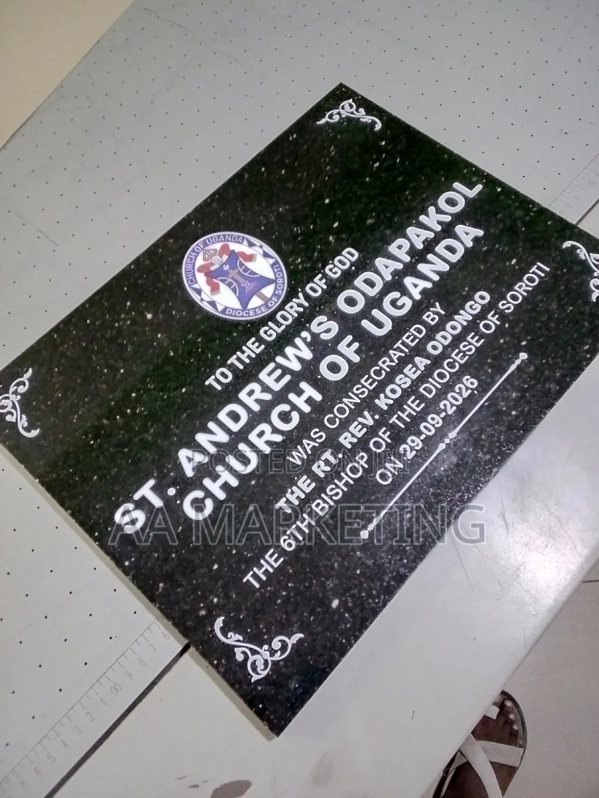 Granite Black Galaxy Foundation Stones [ 60 by 30cm]