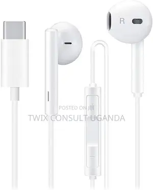 USB Type-C in-Ear Earphones – Wired Headset With Microphone