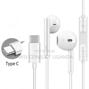 USB Type-C in-Ear Earphones – Wired Headset With Microphone
