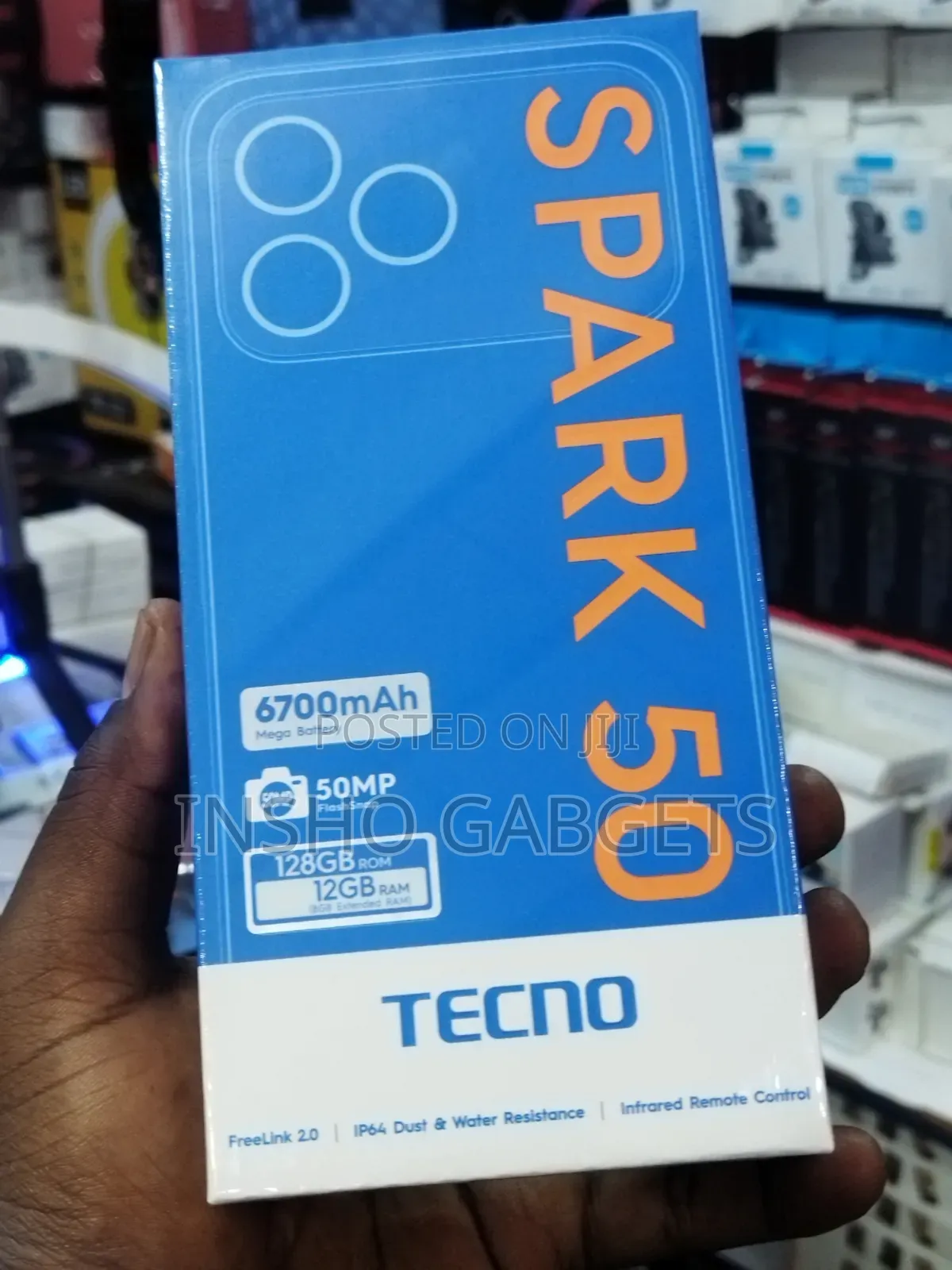 New Tecno Spark 50 128 GB Blue