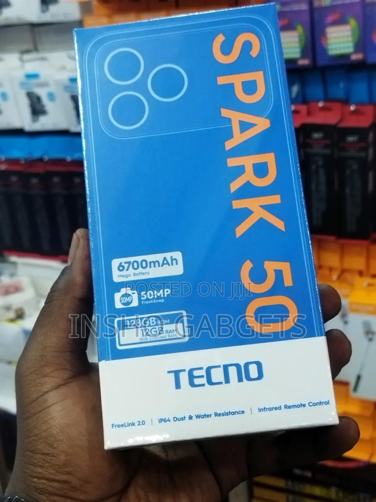 New Tecno Spark 50 128 GB Blue
