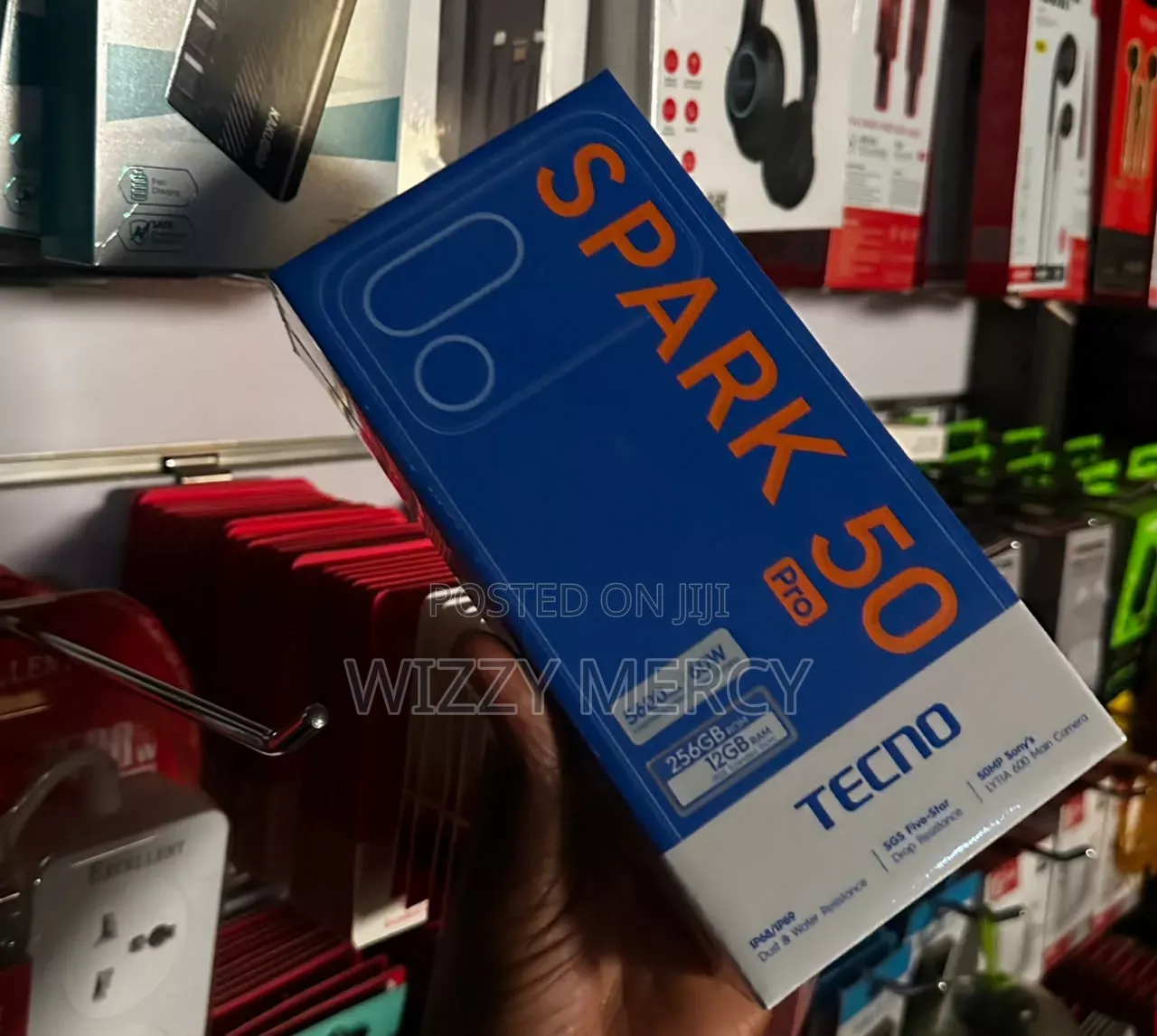 New Tecno Spark 50 Pro 256 GB Black