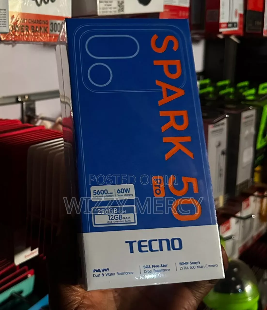 New Tecno Spark 50 Pro 256 GB Silver