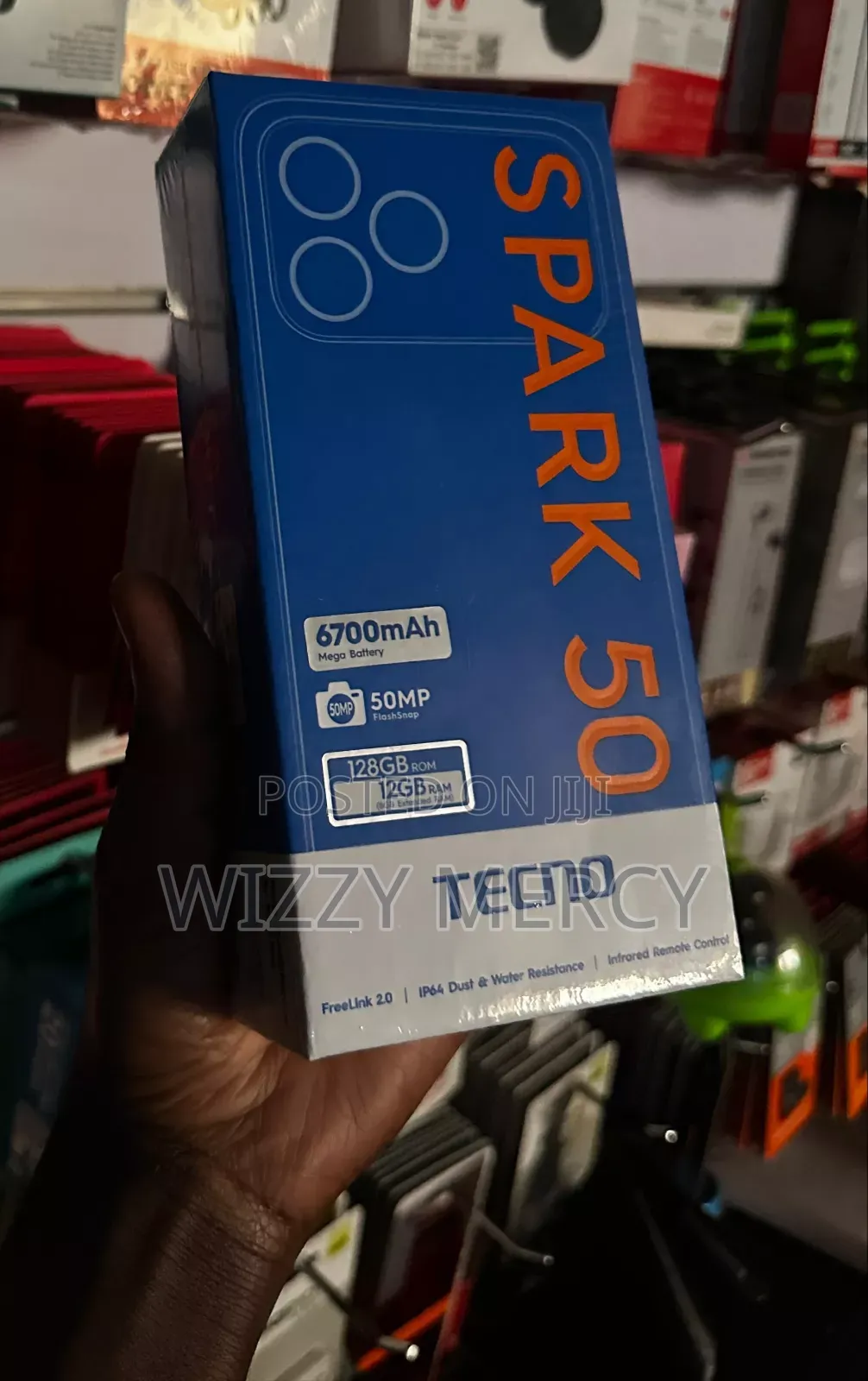 New Tecno Spark 50 128 GB Silver