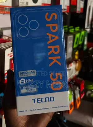 New Tecno Spark 50 128 GB Silver