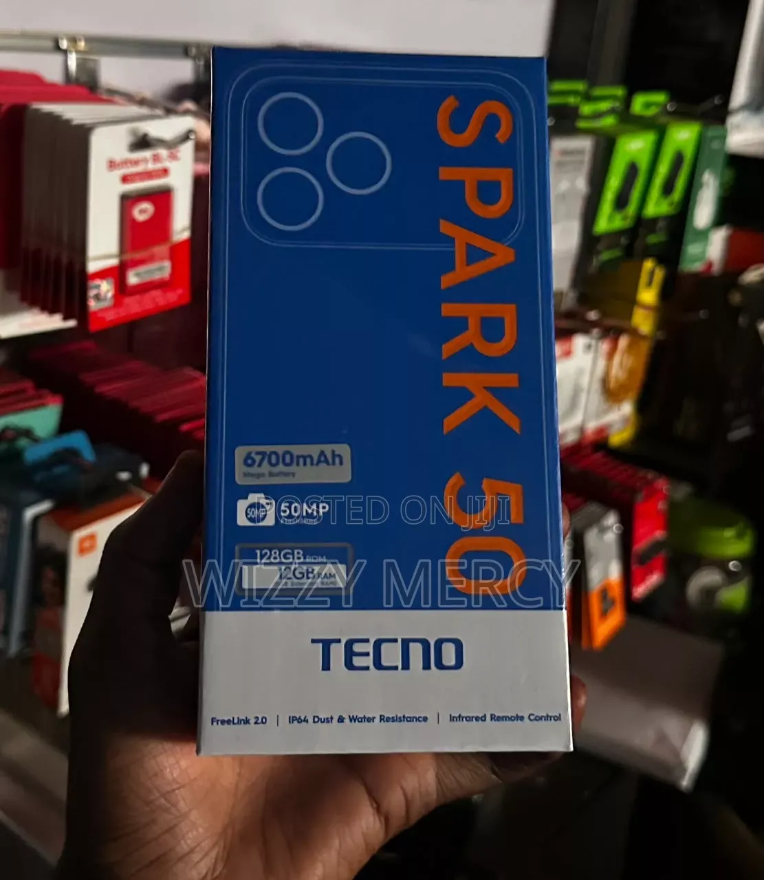 New Tecno Spark 50 128 GB Silver