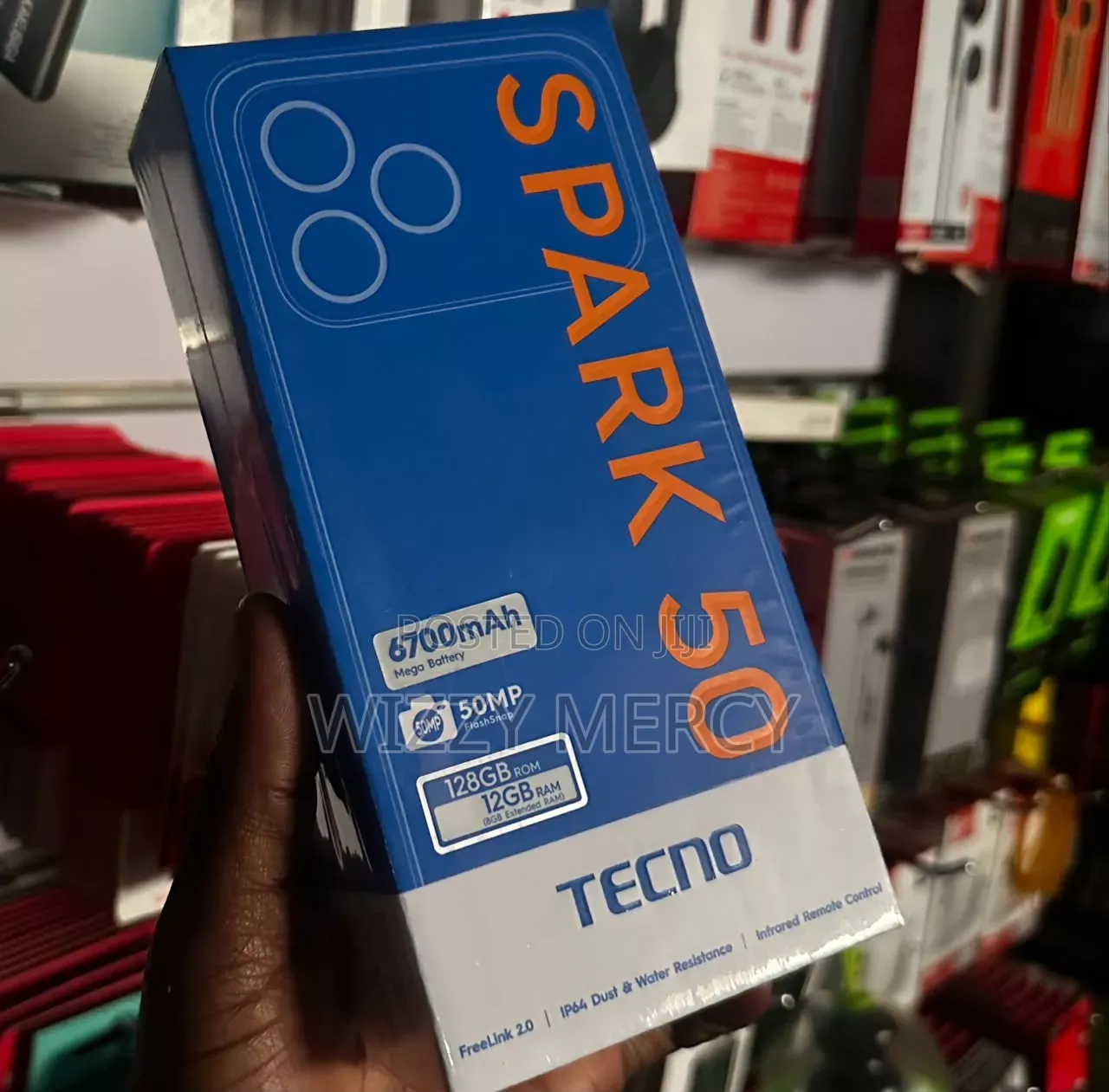 New Tecno Spark 50 128 GB Blue