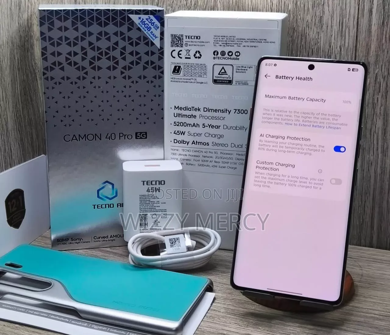 New Tecno Camon 40 Pro 4G 256 GB Green