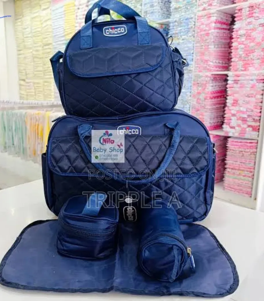 5pcs Chicco Baby Diaper Bag