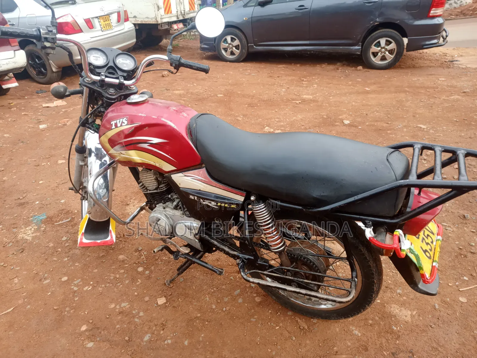 TVS HLX 125 2017 Red