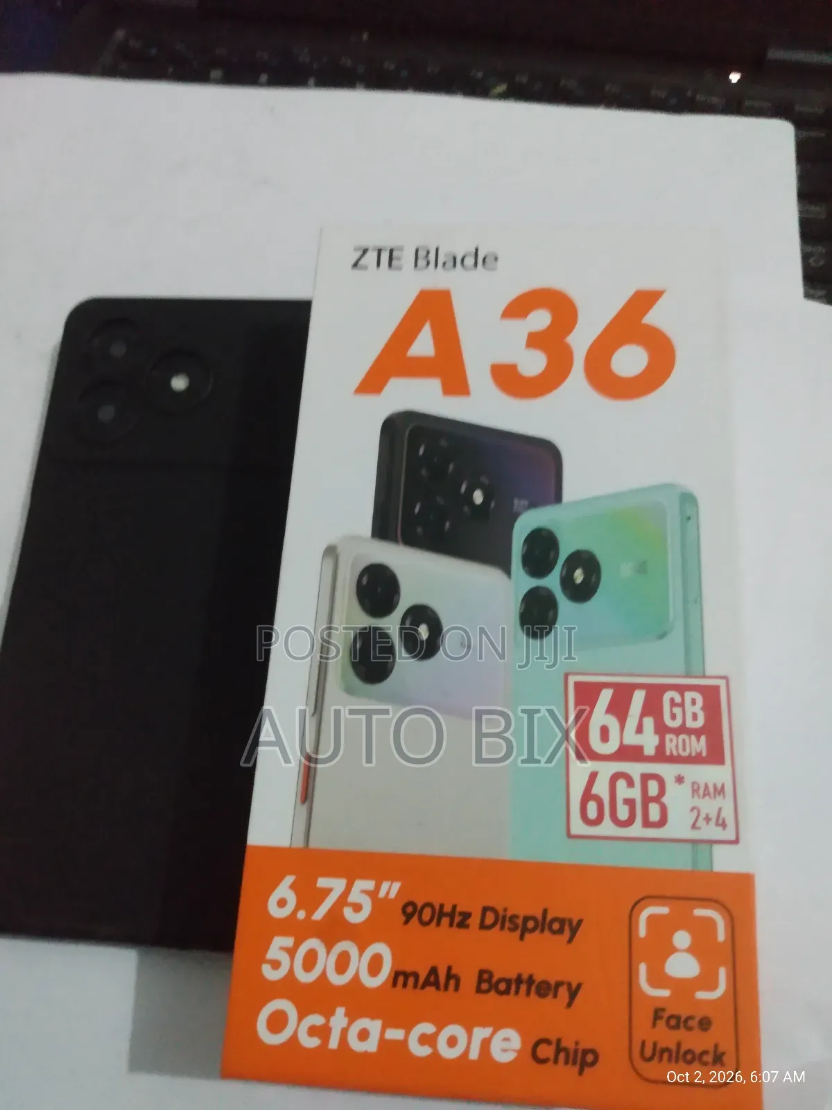 New ZTE Blade A36 64 GB Black
