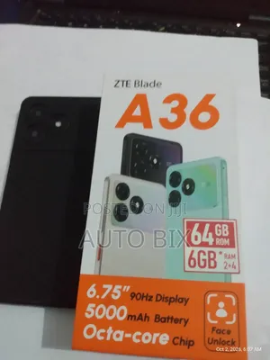 New ZTE Blade A36 64 GB Black