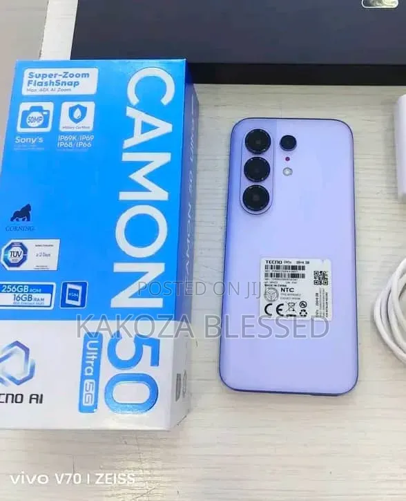 New Tecno Camon 50 Ultra 512 GB Purple