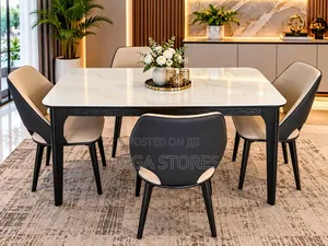 4 Seater Glass Table Dining