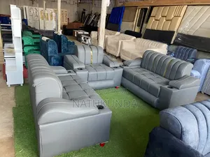 Light Grey Leathers Sofa
