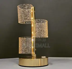 3-Tier Acrylic Crystal Bubble Table Lamp