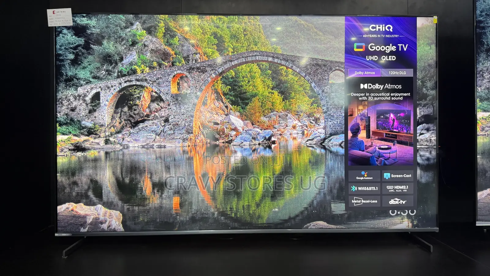 Chiq 85” Smart Android Google QLED TV