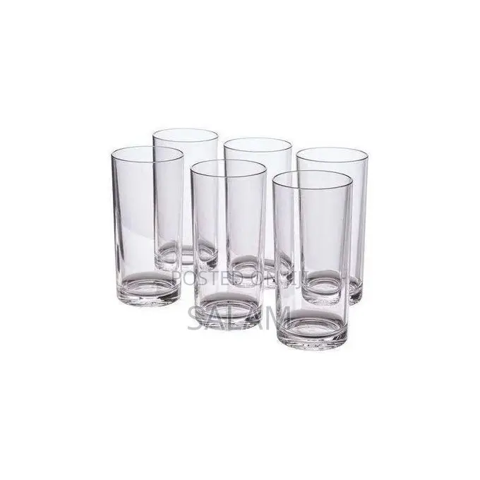 Set of 6 Pieces Glasses for Drinking Juice and Beer