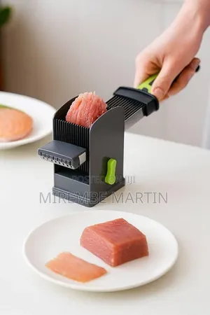 Meat Slicer, Stainless Steel Manual Fresh Meat Cutter, 18 Uniform