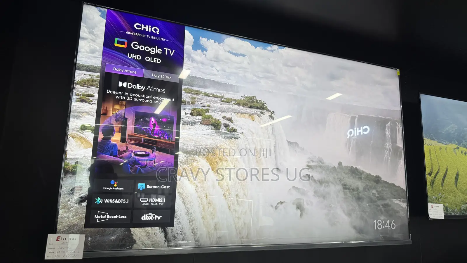Chiq 65” Smart Android Google QLED TV