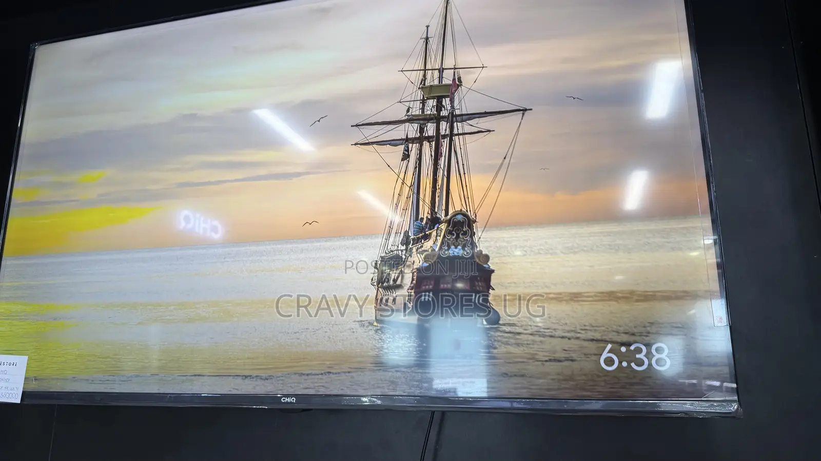 Chiq 55” UHD 4K Google Frameless TV