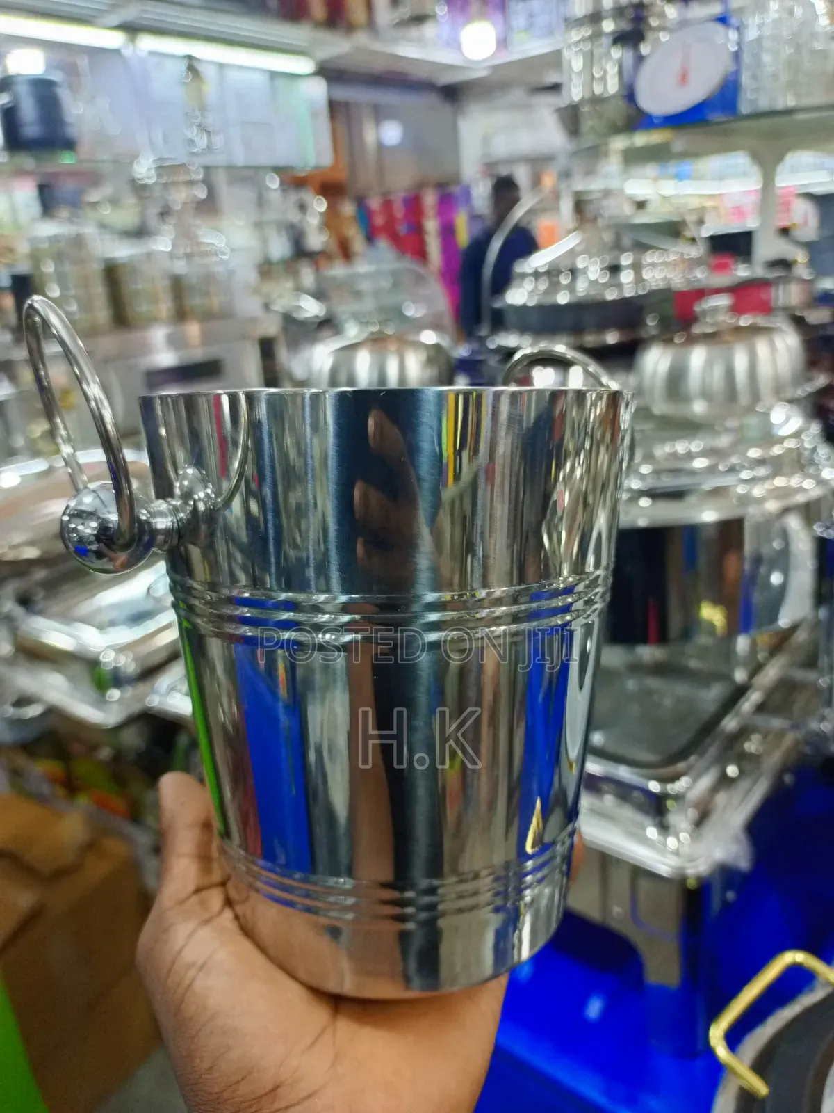 Stainless Steel Ice Bucket (Small)