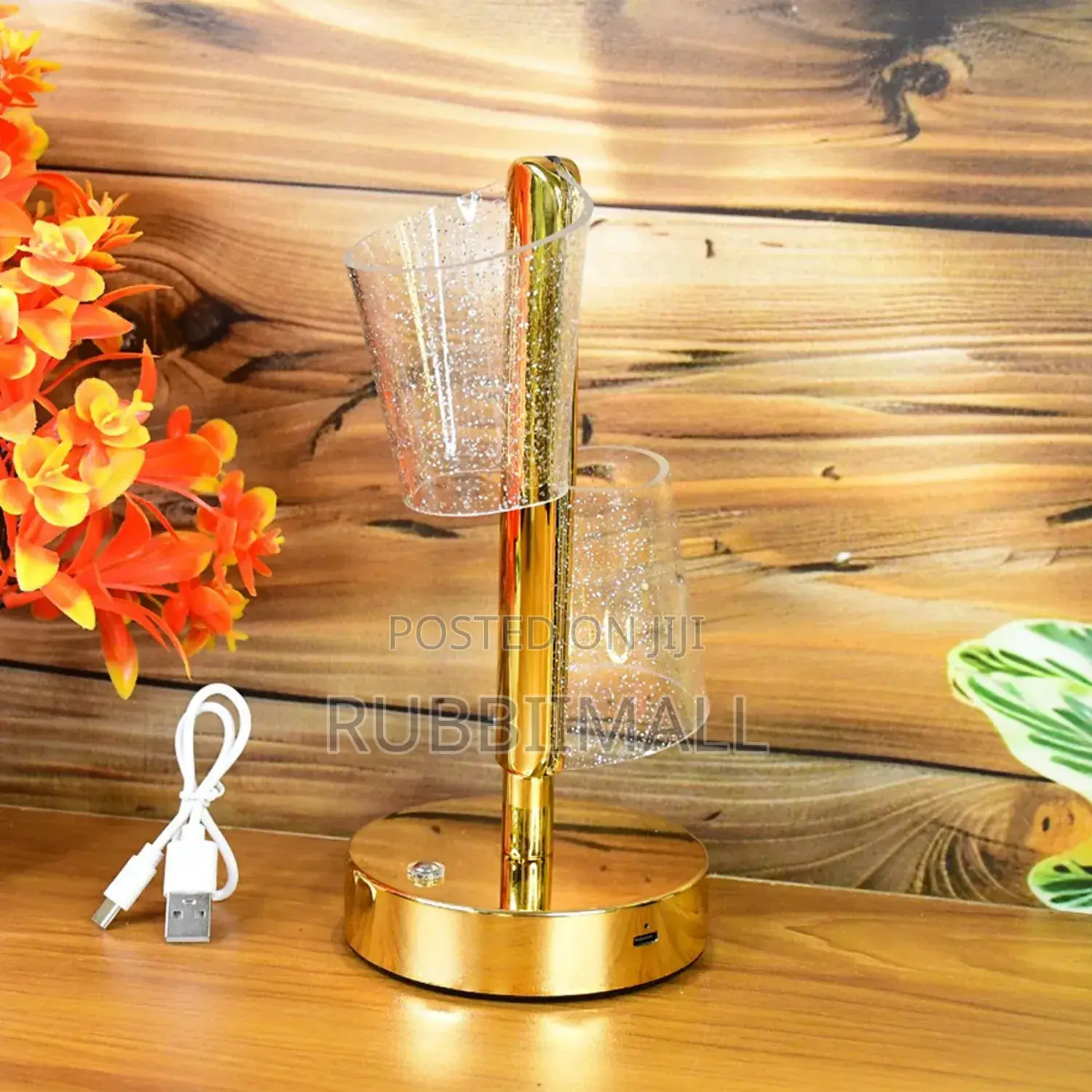 Livmore Golden Acrylic Touch Lamp
