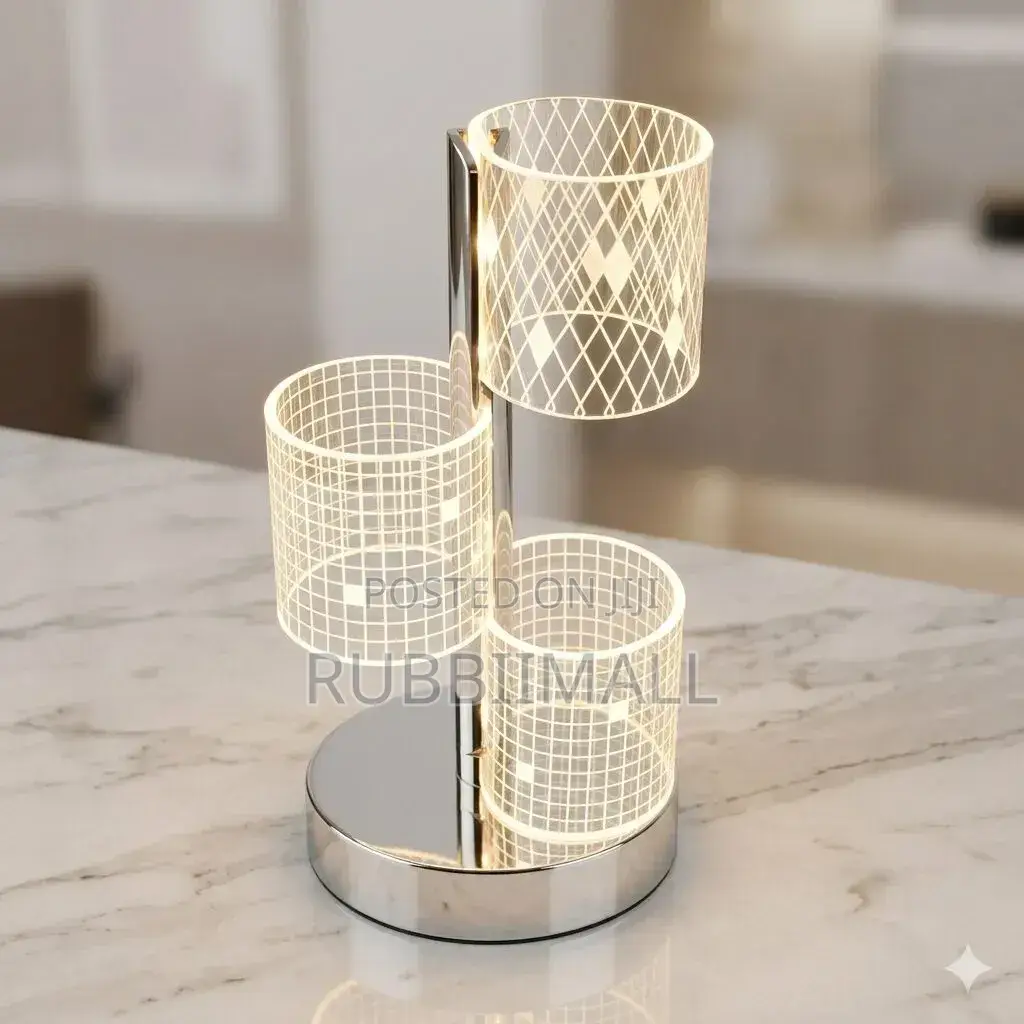 3 Acrylic Shades Table Lamp