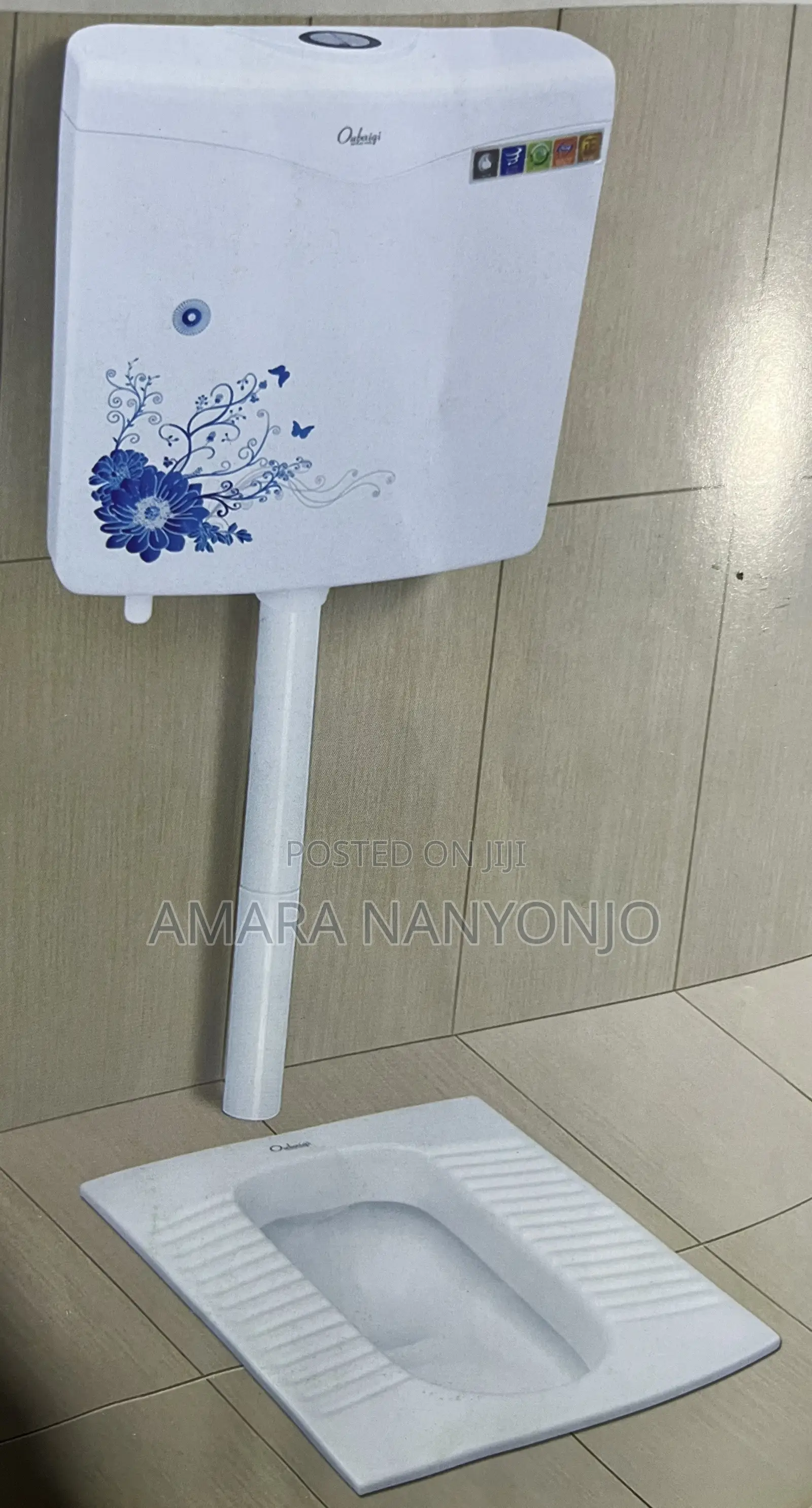 Squatting Pan Toilet/ Flushing Cistern