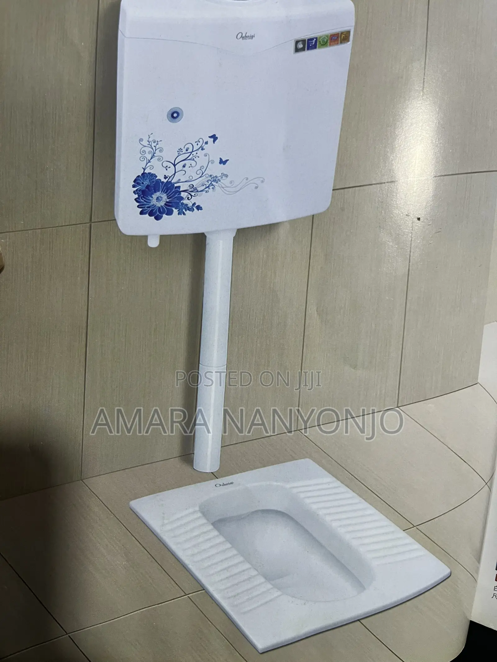 Squatting Pan Toilet/ Flushing Cistern