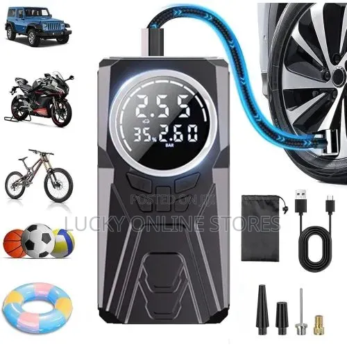 Cordless Tyre Inflator & Air Compressor