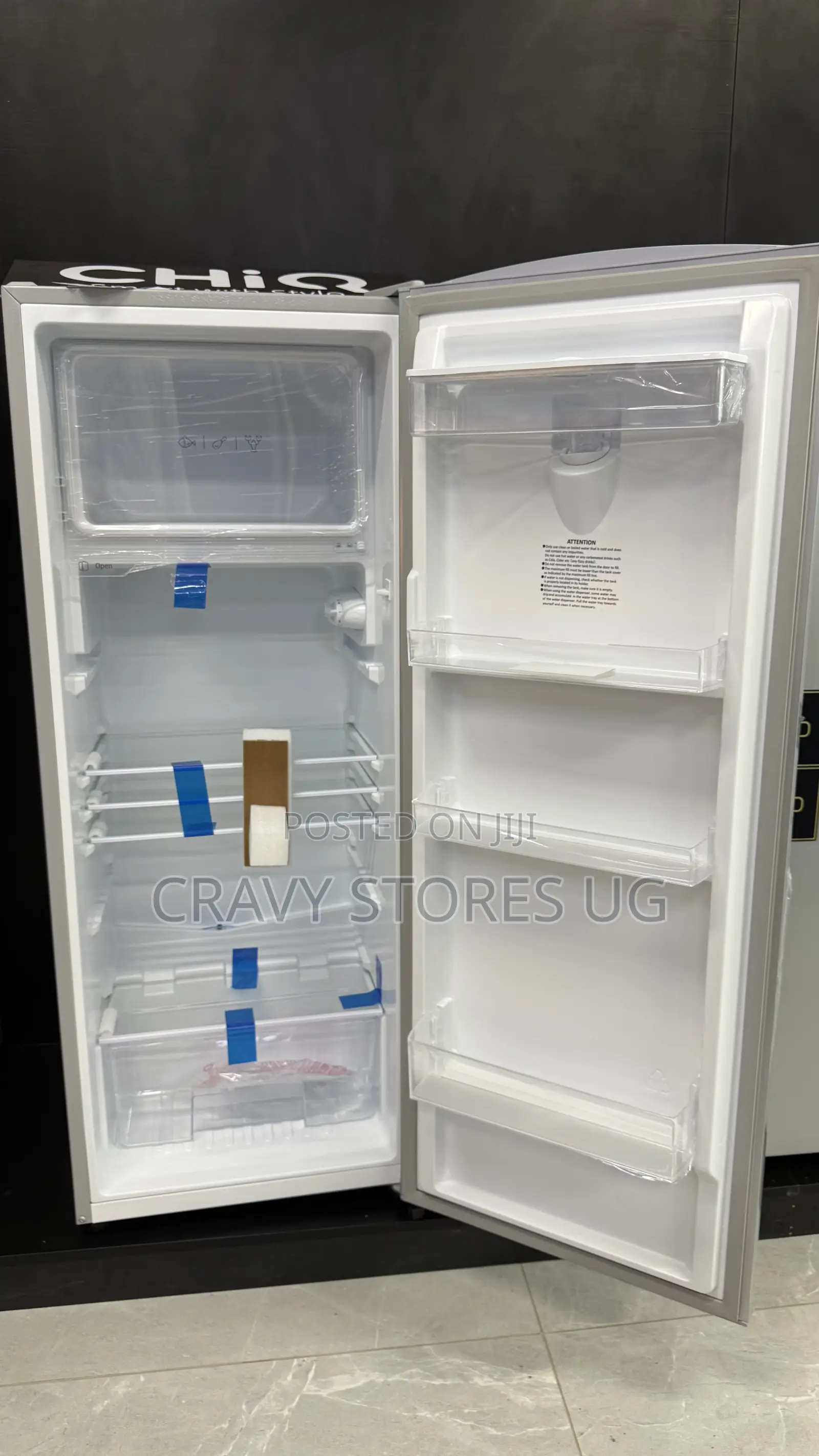 Chiq 230L Single Door Fridge With Dispenser