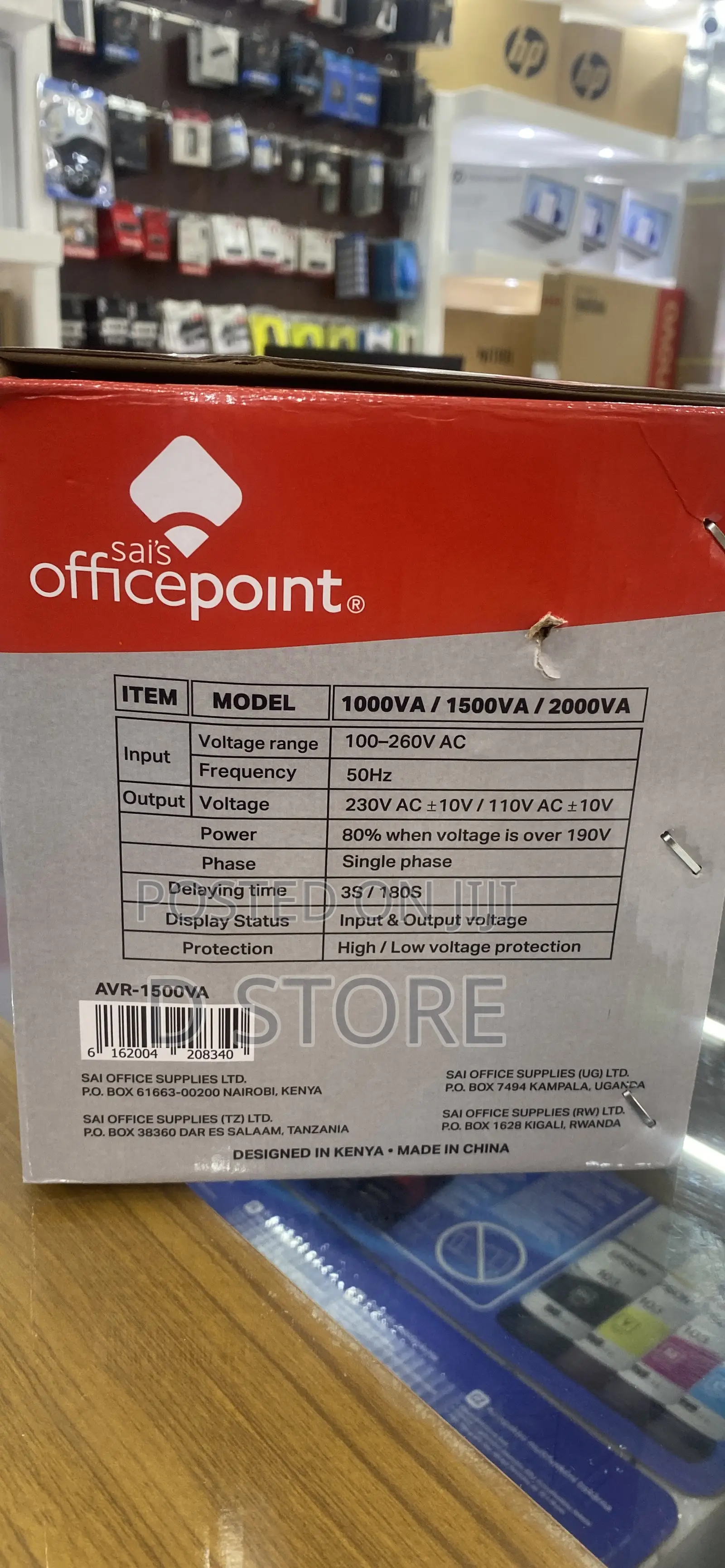 Officepoint Automatic Voltage Regulator 1500va