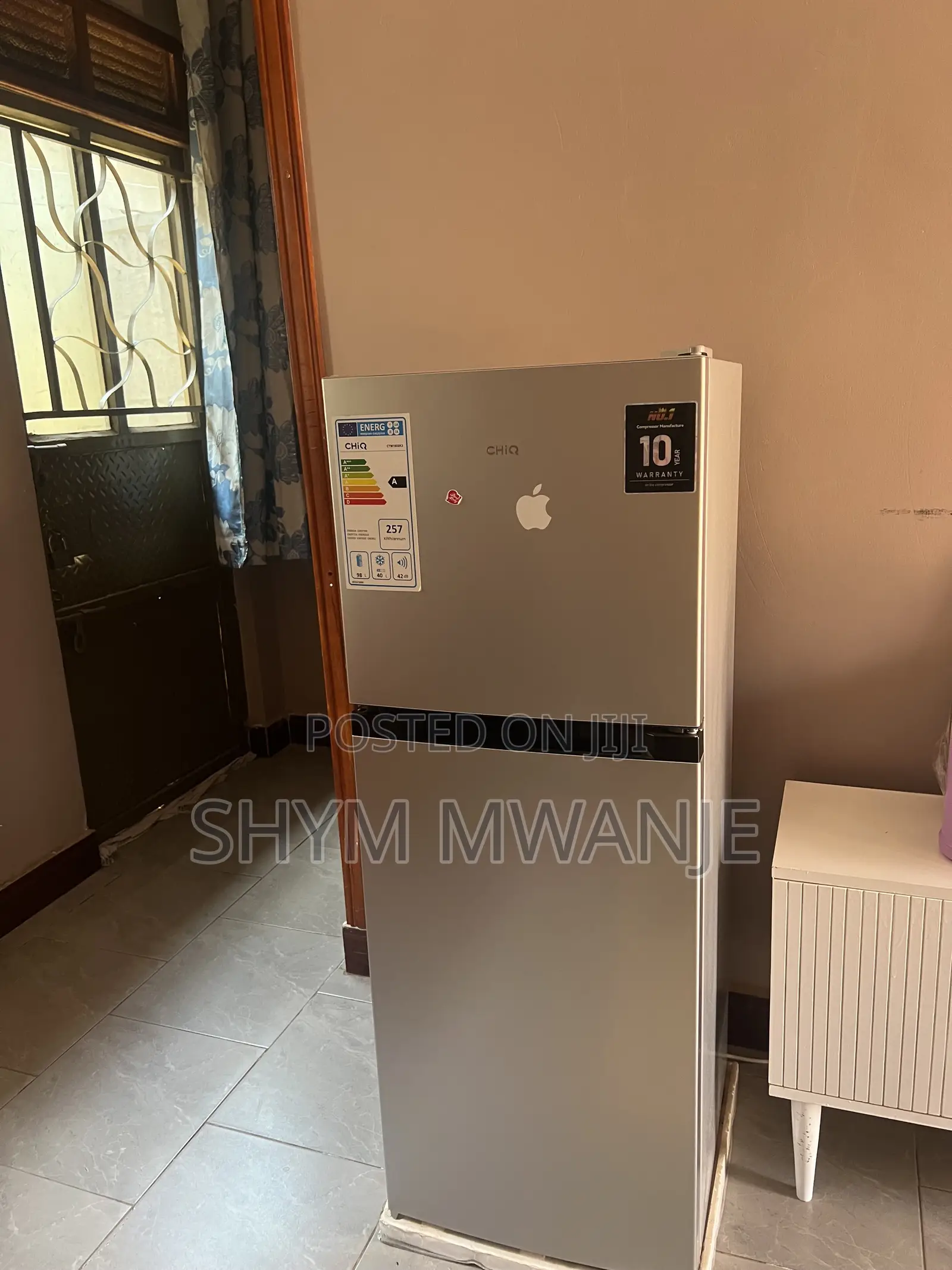 CHiQ Double Door Fridge - 5 Months Used as Good