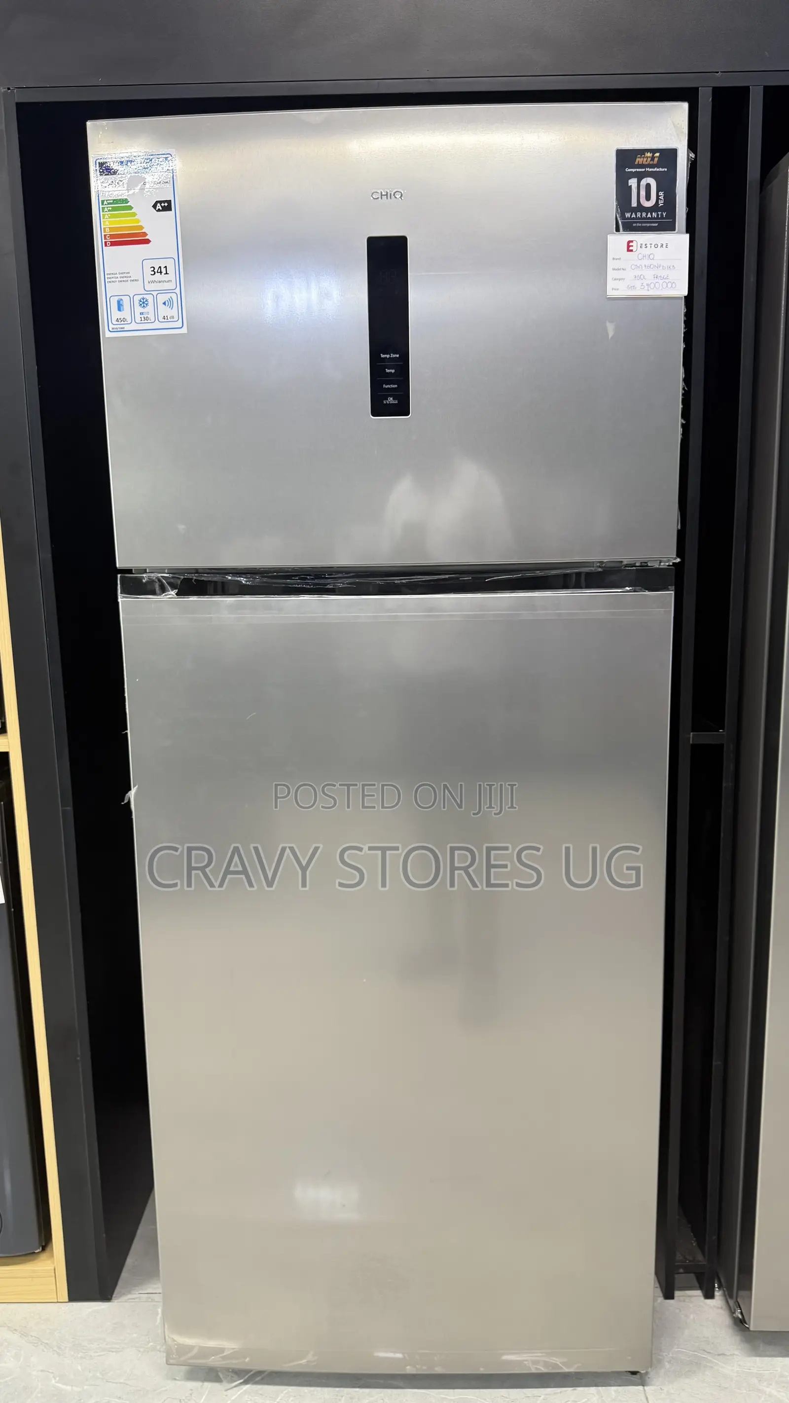 Chiq 750L Double Door Fridge Big Size