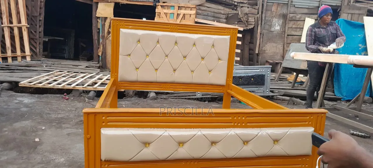 5by6 Golden Colour Bed