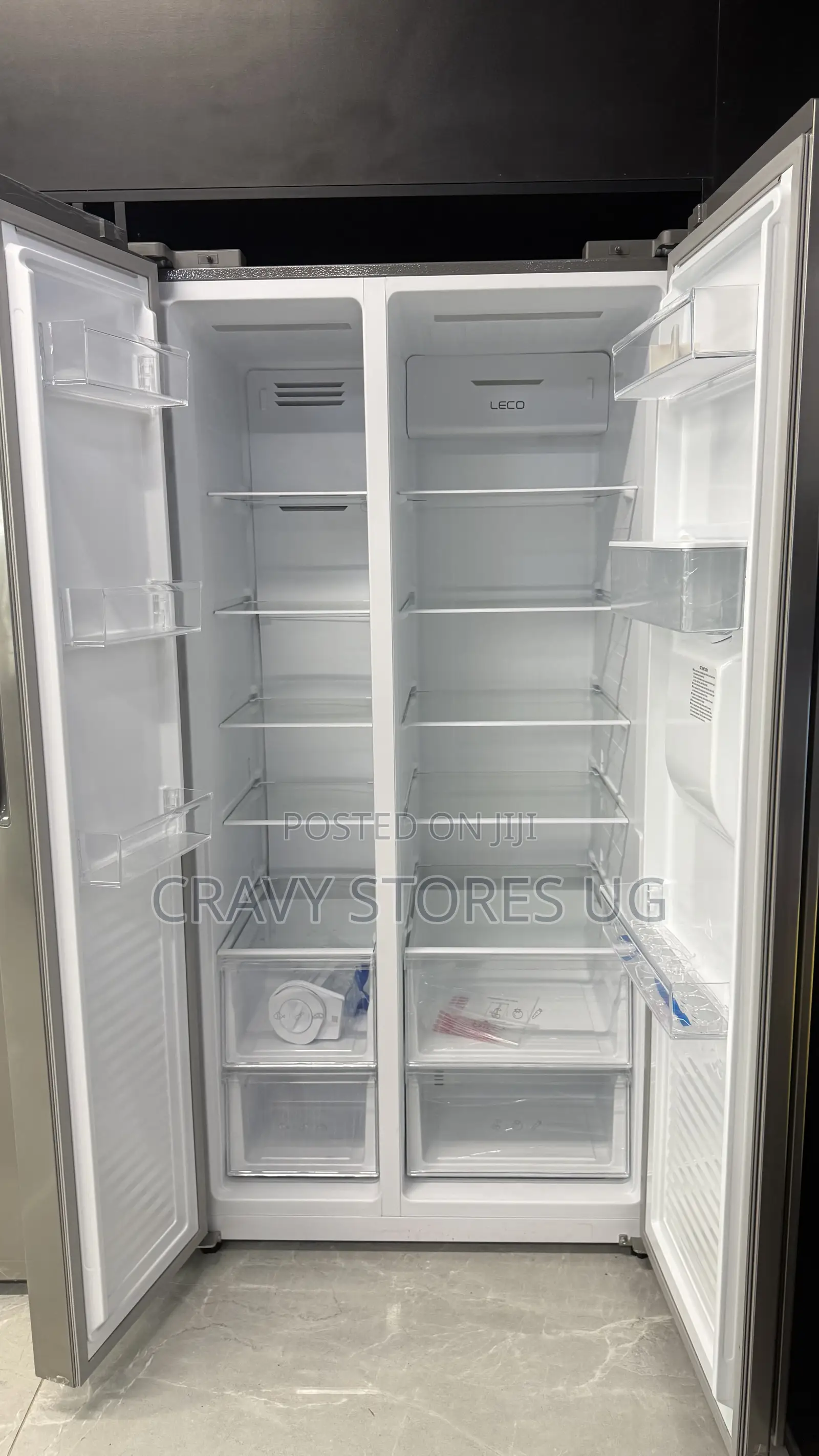 Chiq 800L Side by Side Fridge With Dispenser