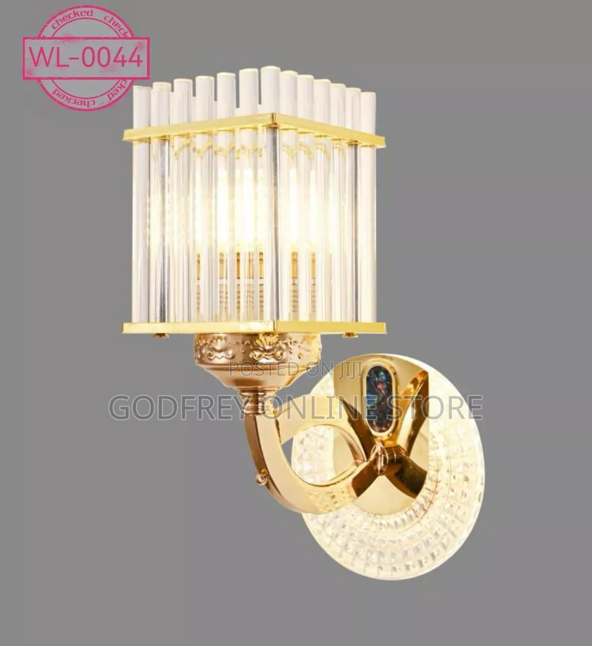Geometric Glass Wall Light