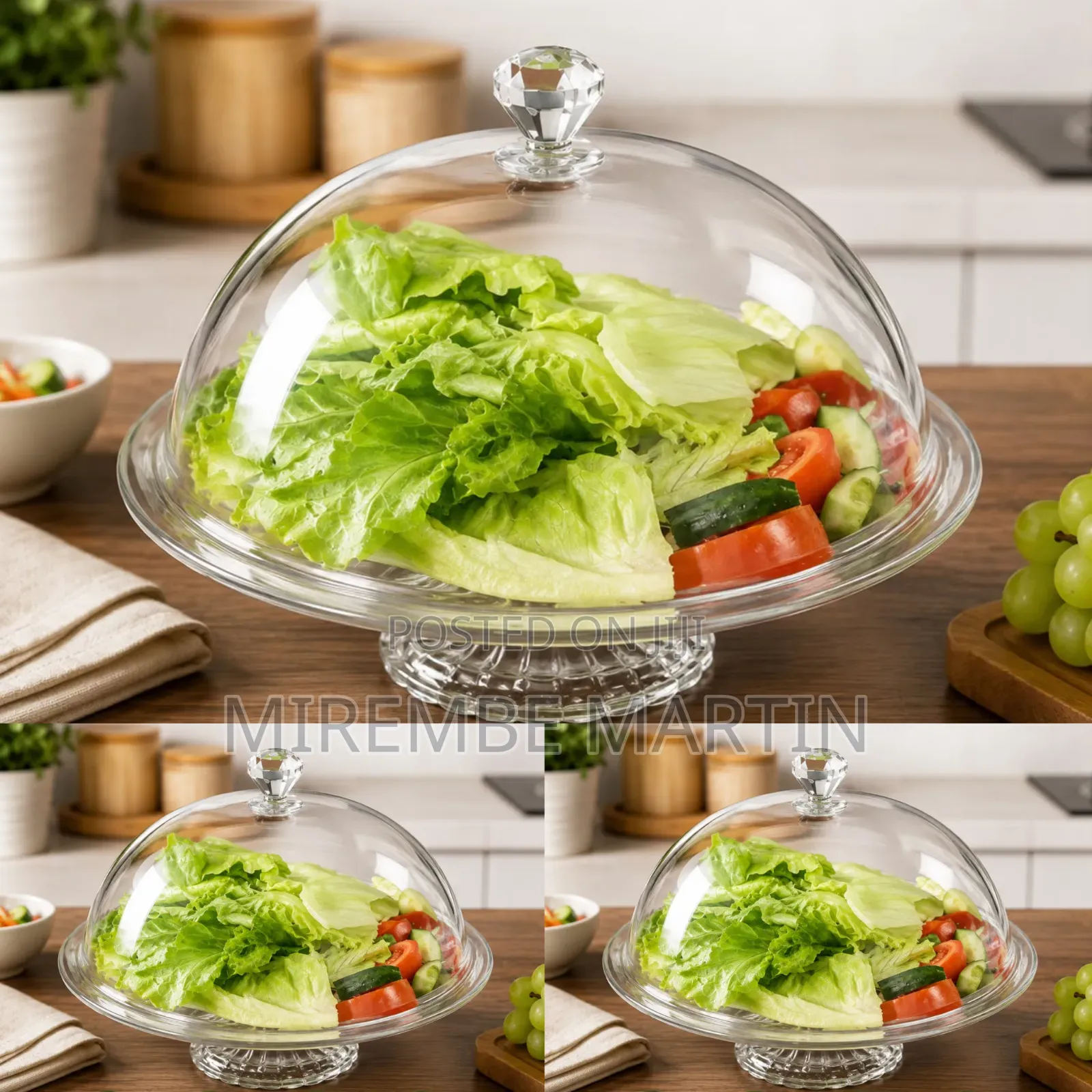 Acrylic Salad/ Pastry Stand