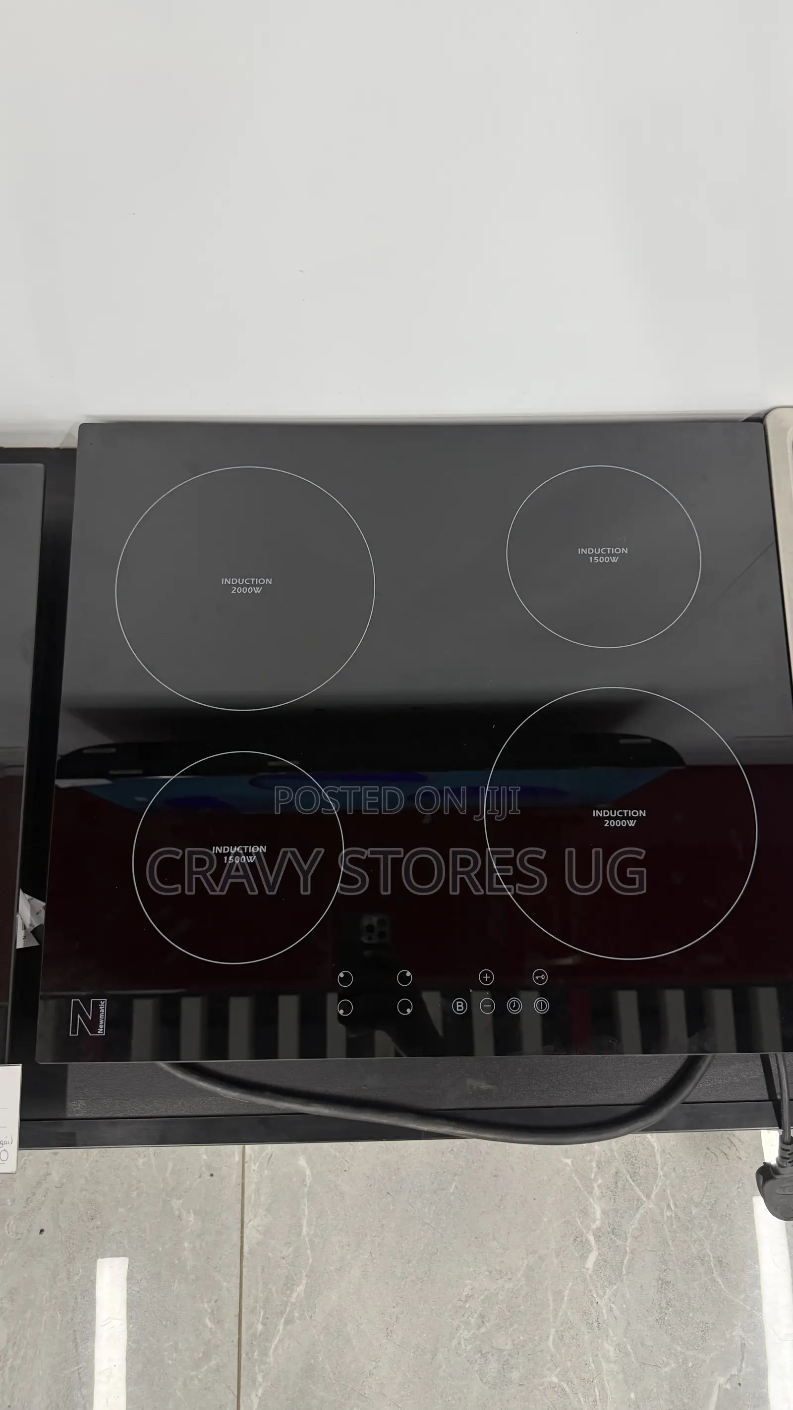 NewMatic Built-in Ceramic Hob With 4 Electric Induction Plates