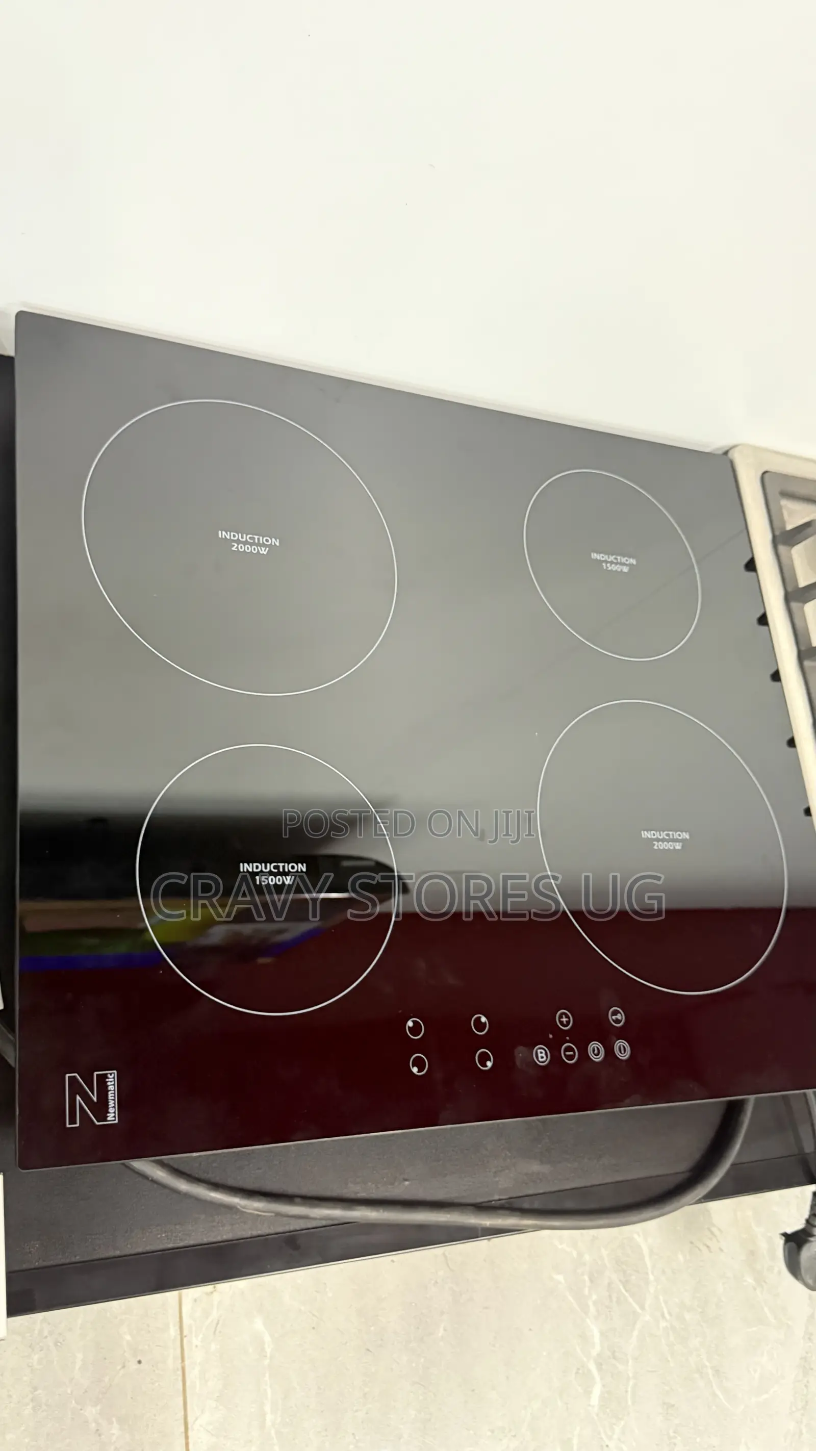 NewMatic Built-in Ceramic Hob With 4 Electric Induction Plates