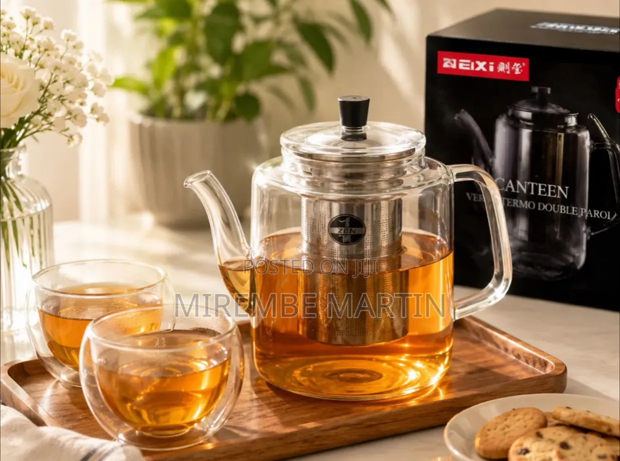 High Boroscillate Clear Glass Tea Pots