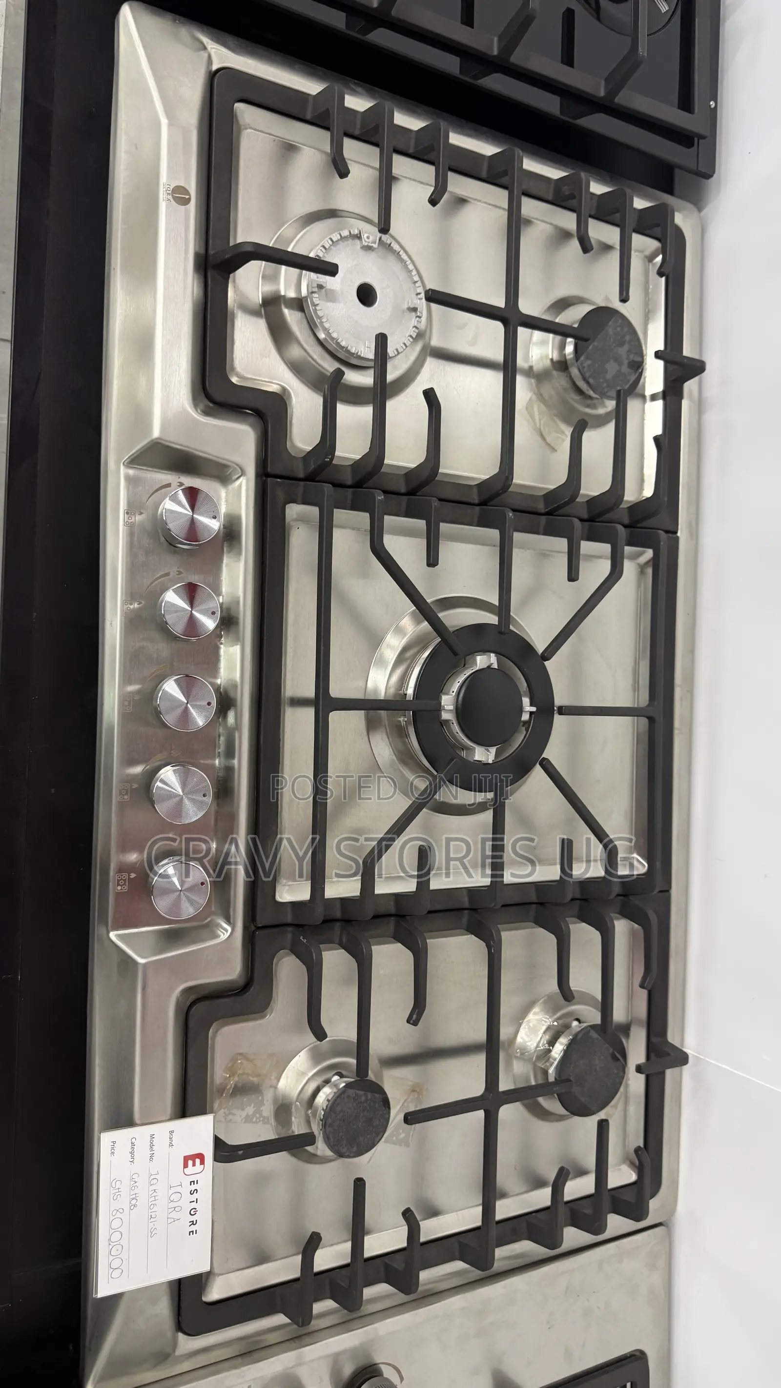 IQRA 6121-Ss Built-in Gas Hob With 5 Gas Plates