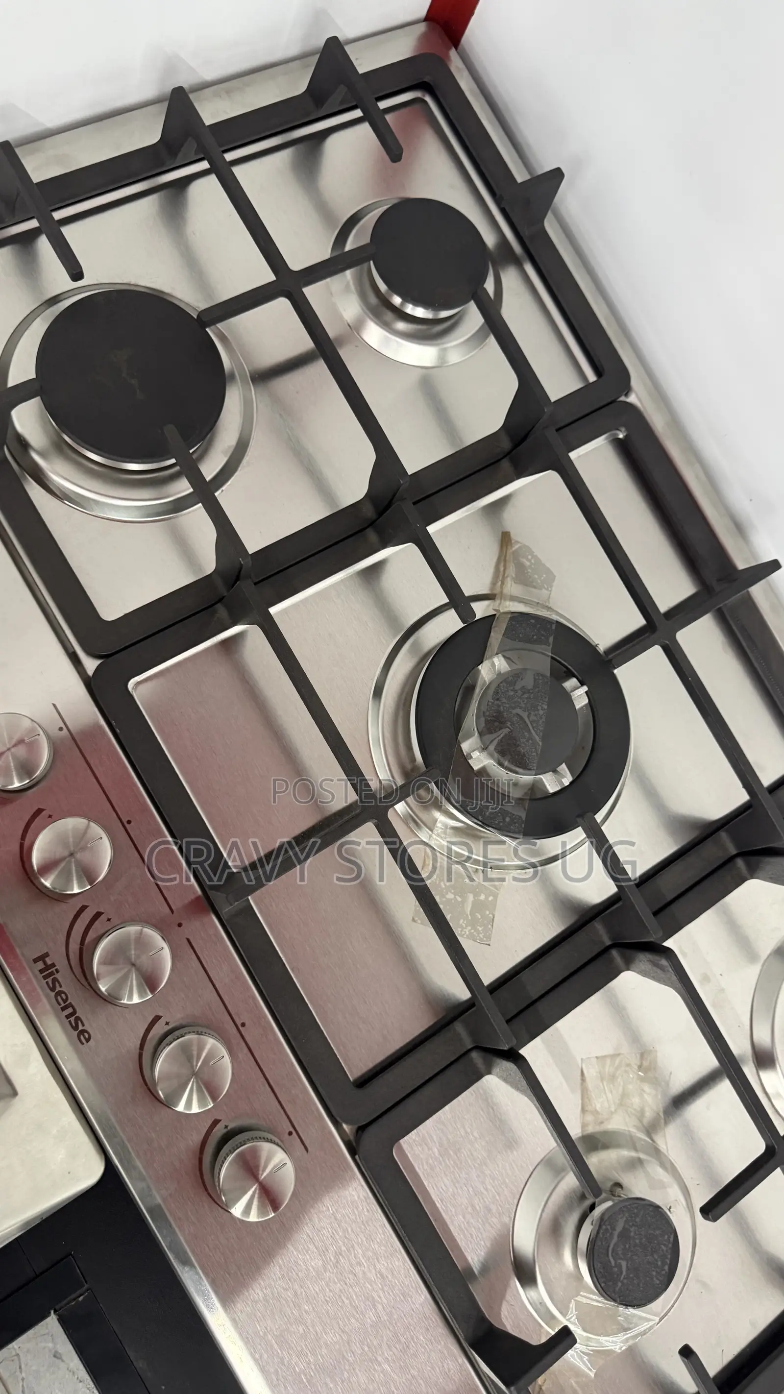 Hisense 5501 90by50cm Builtin Gas Hob 5 Gas Plates & Auto Ignition