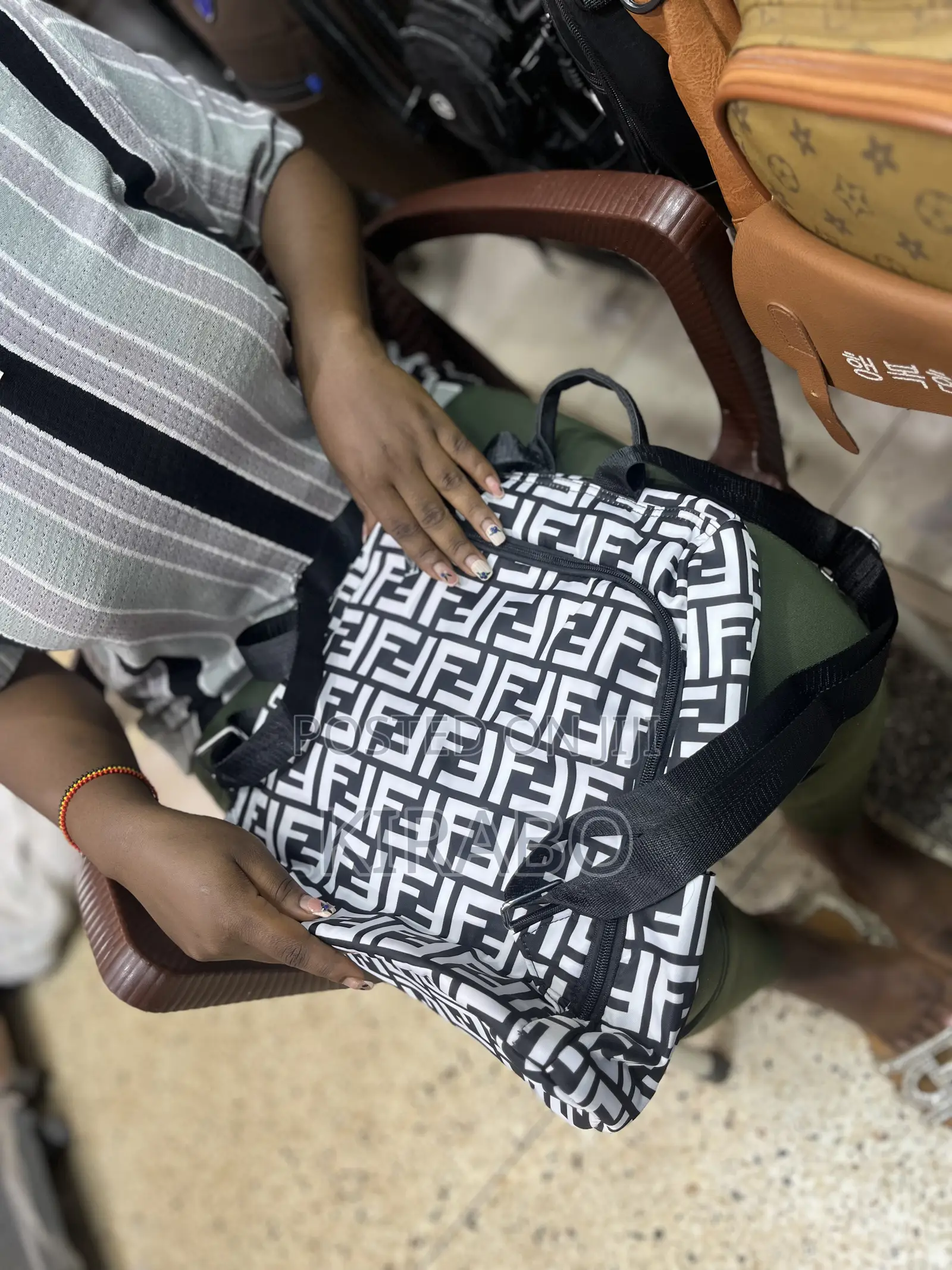 Back Zipper Backpack