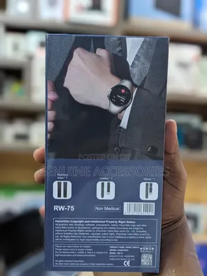 Haino Teko RW75 (RW-75) Waterproof Smart Watch With Curved AMOLED