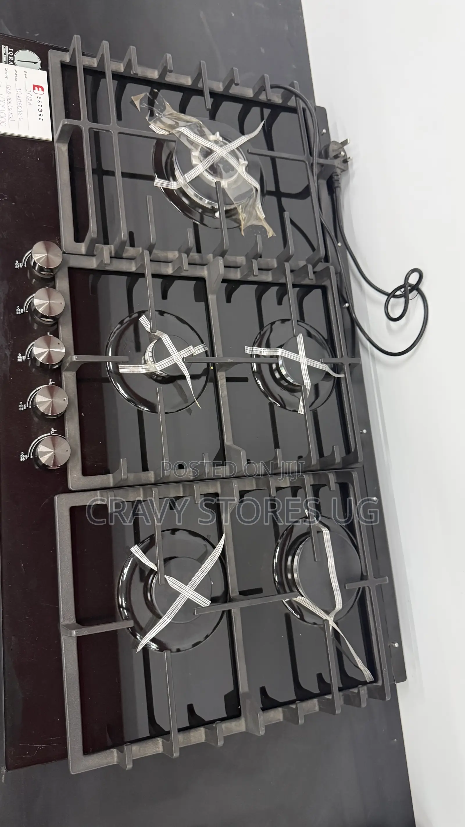 IQRA KH5096 Built-in Gas Hob With 5 Gas Plates & Auto Ignition
