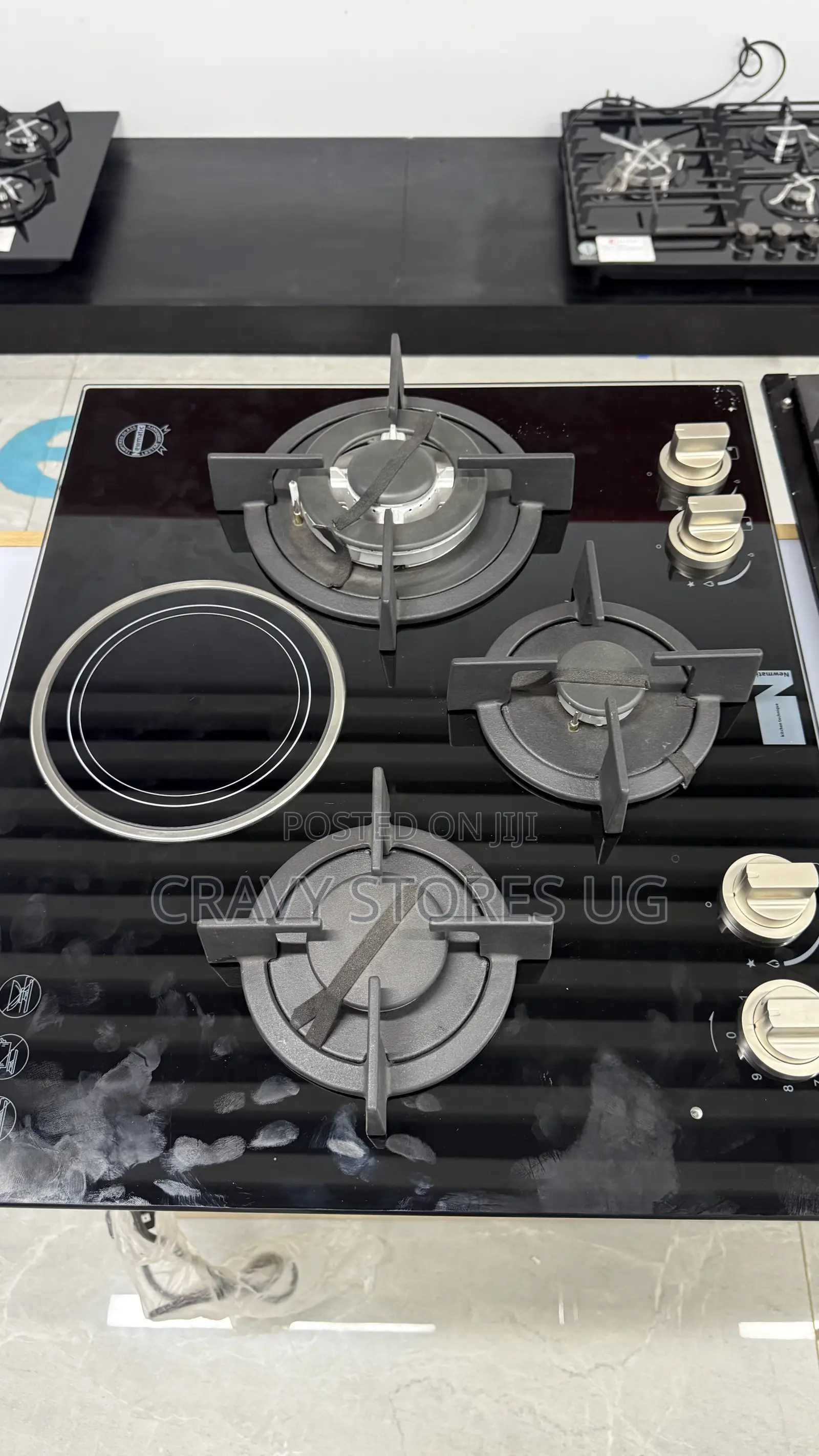 NewMatic 60Cm Built-in With 3 Gas Plates & 1 Electric HotPlate