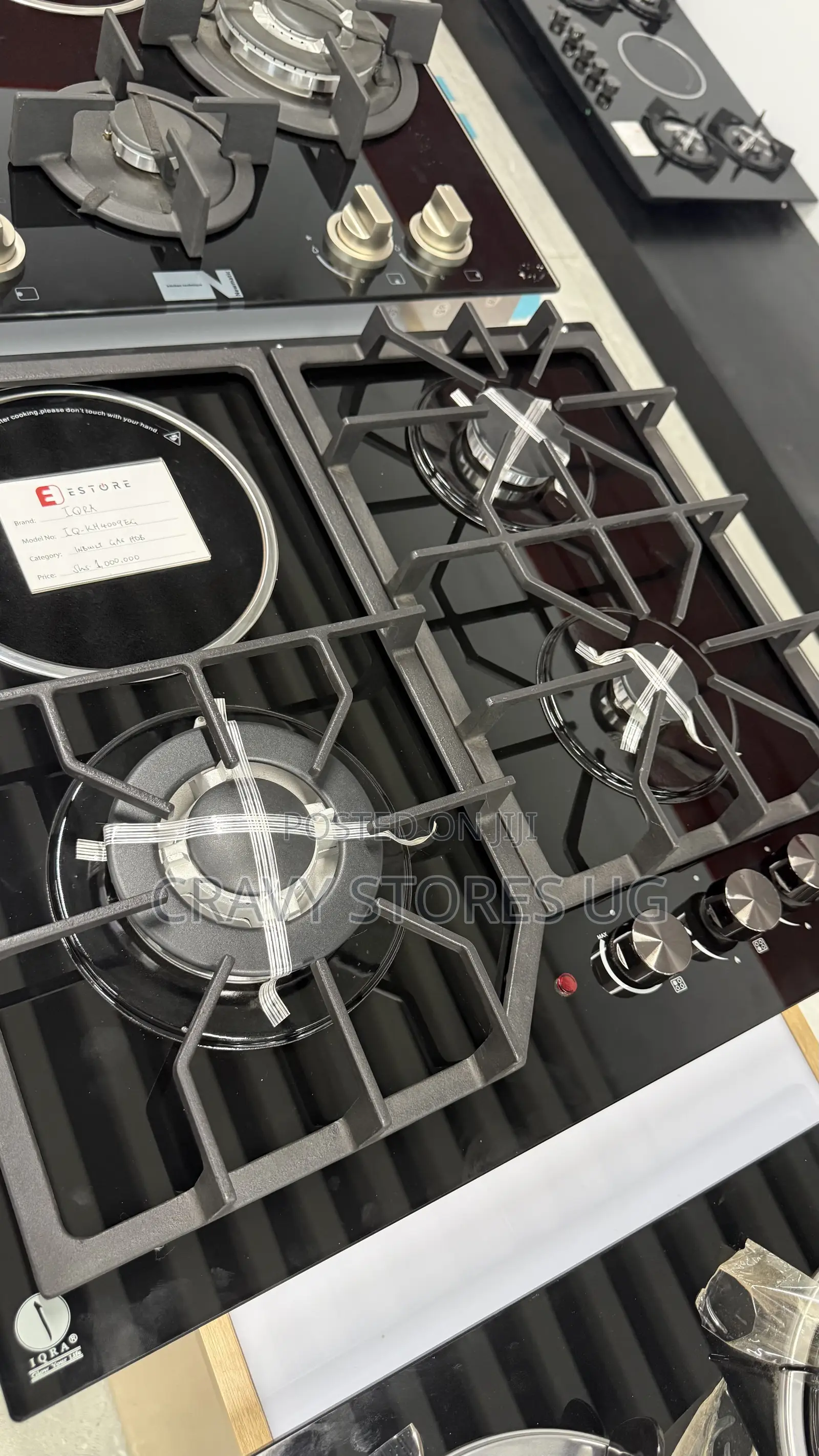 IQRA 4009EG Built-in Gas Hob With 3 Gas Plates & 1 Electric Plate